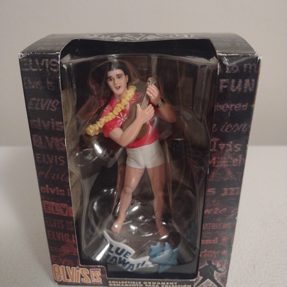 Trevco Elvis Presley Blue Hawaii Christmas ornament - Picture 2 of 7